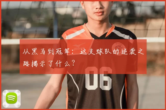 从黑马到冠军：这支球队的逆袭之路揭示了什么？