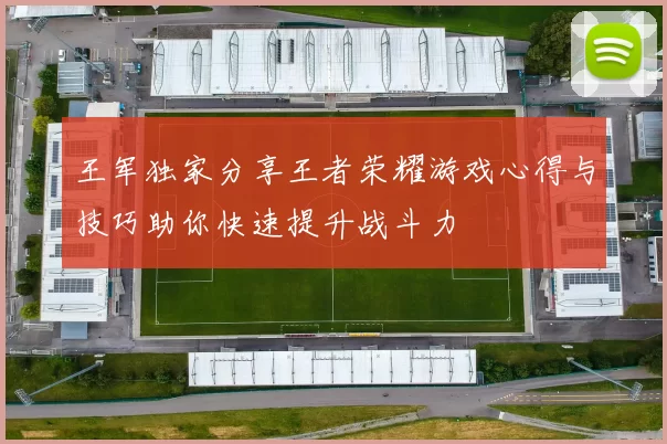 王军独家分享王者荣耀游戏心得与技巧助你快速提升战斗力