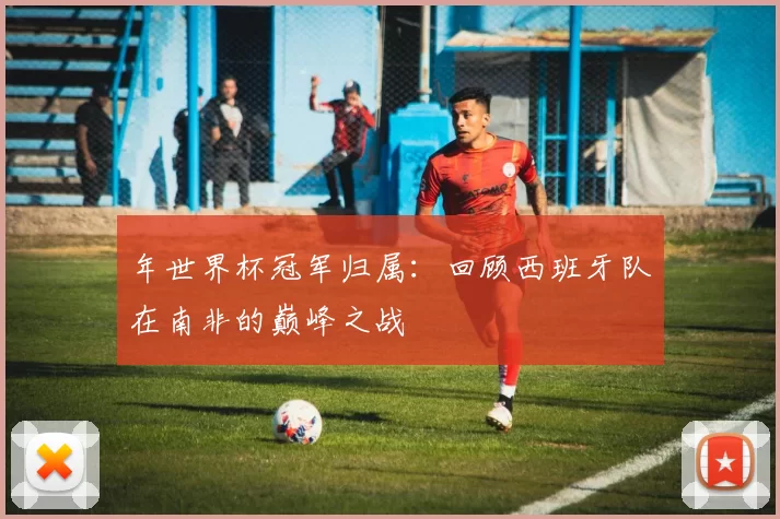 年世界杯冠军归属：回顾西班牙队在南非的巅峰之战