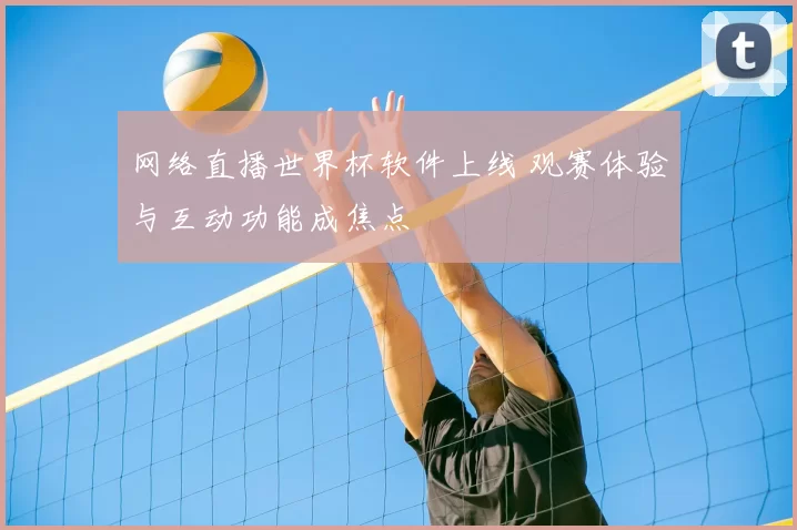 网络直播世界杯软件上线 观赛体验与互动功能成焦点