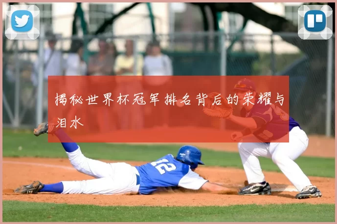 揭秘世界杯冠军排名背后的荣耀与泪水